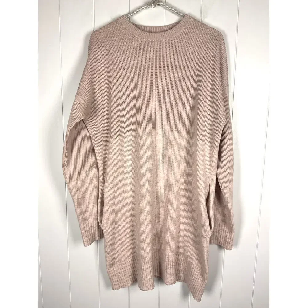 Lululemon Restful Intention Sweater in Pink Bliss/Heathered‎ Pink Size Large